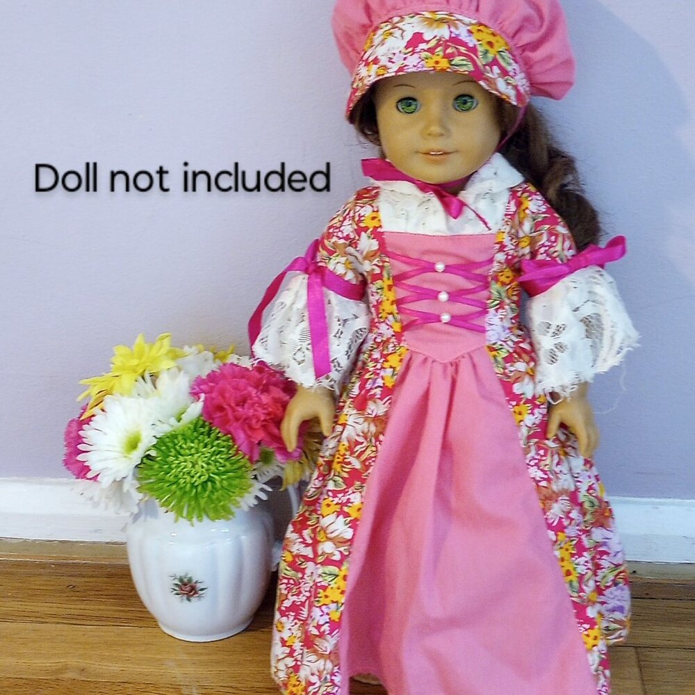 GORGEOUS Vintage Doll ballgown for 18" doll